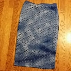 Bobeau crocheted skirt